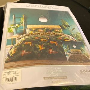 Jungle Cats Double Duvet Set